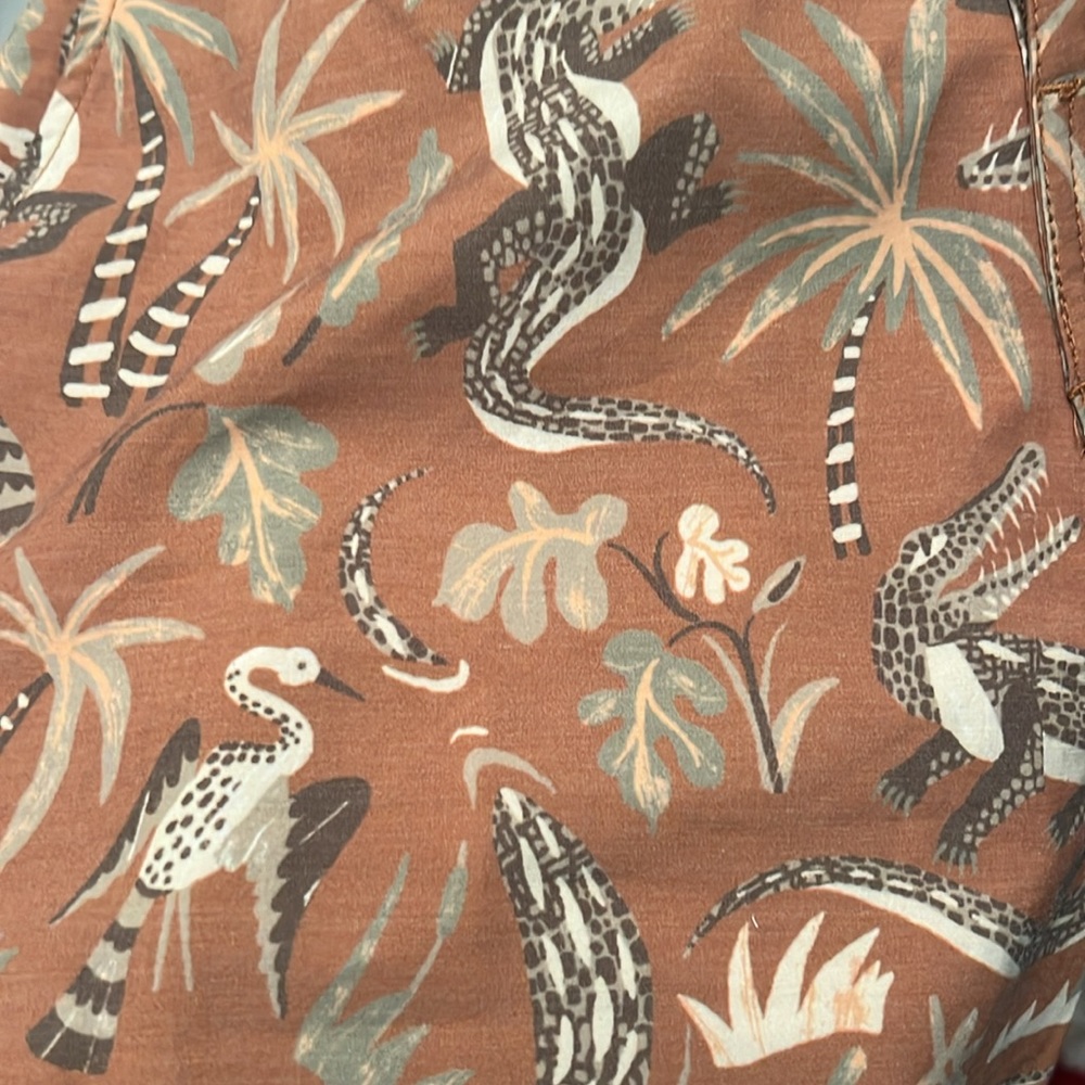 Brand New. Never Worn Howler Brothers Stretch Bruja Boardshortd Lazy Gator . - Picture 3 of 8